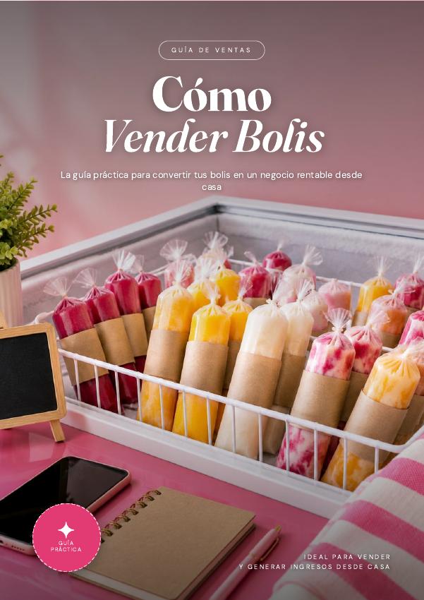 Portada de Cómo Vender Bolis Guía de emprendimiento